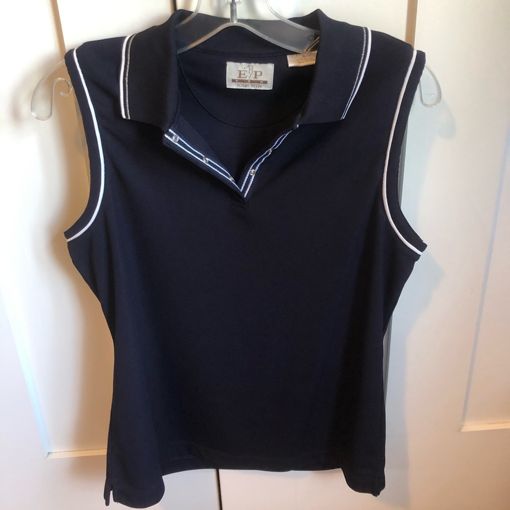 EP Pro Navy Golf Tank Top